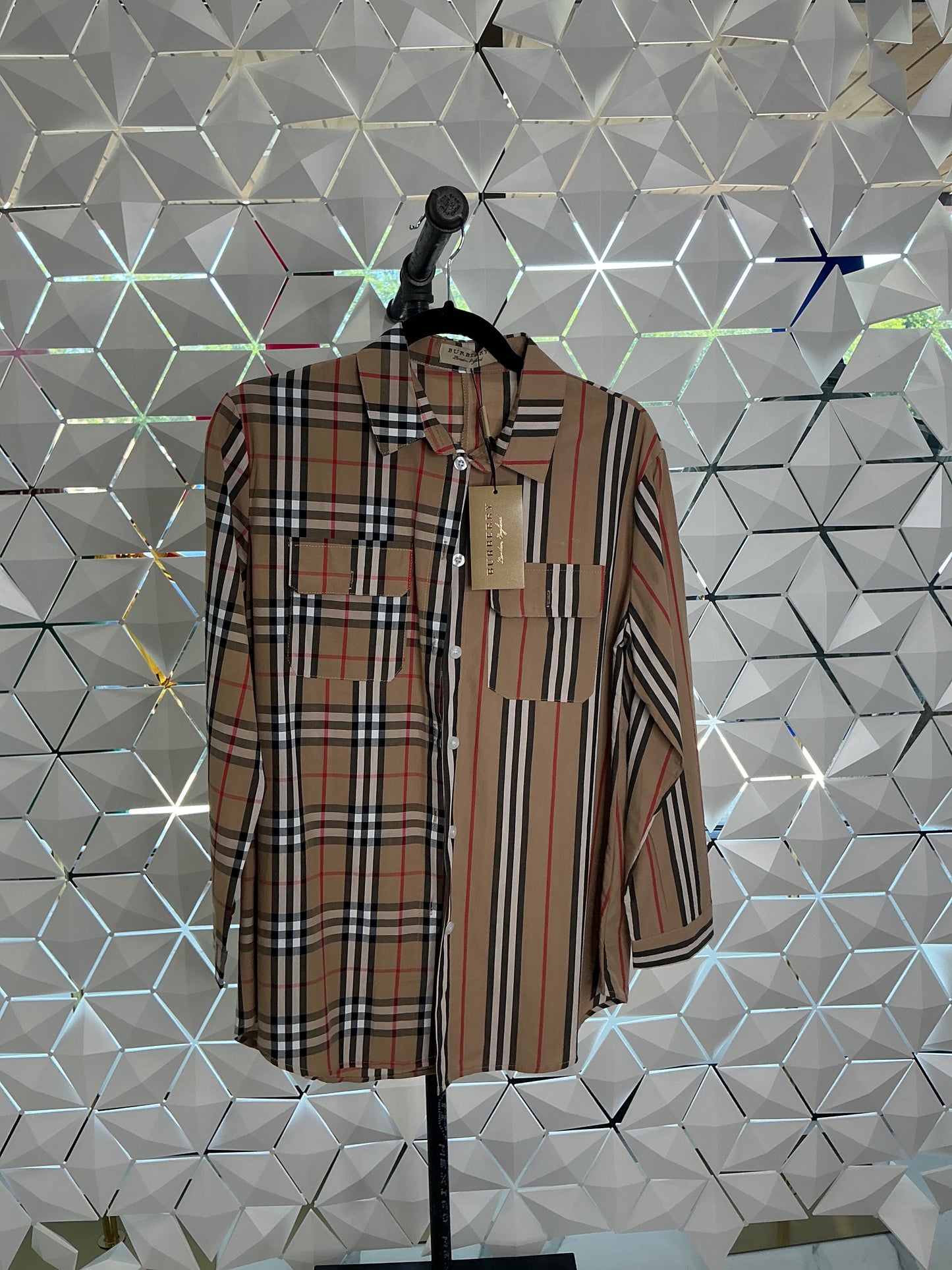 Luxury Plaid Button Down