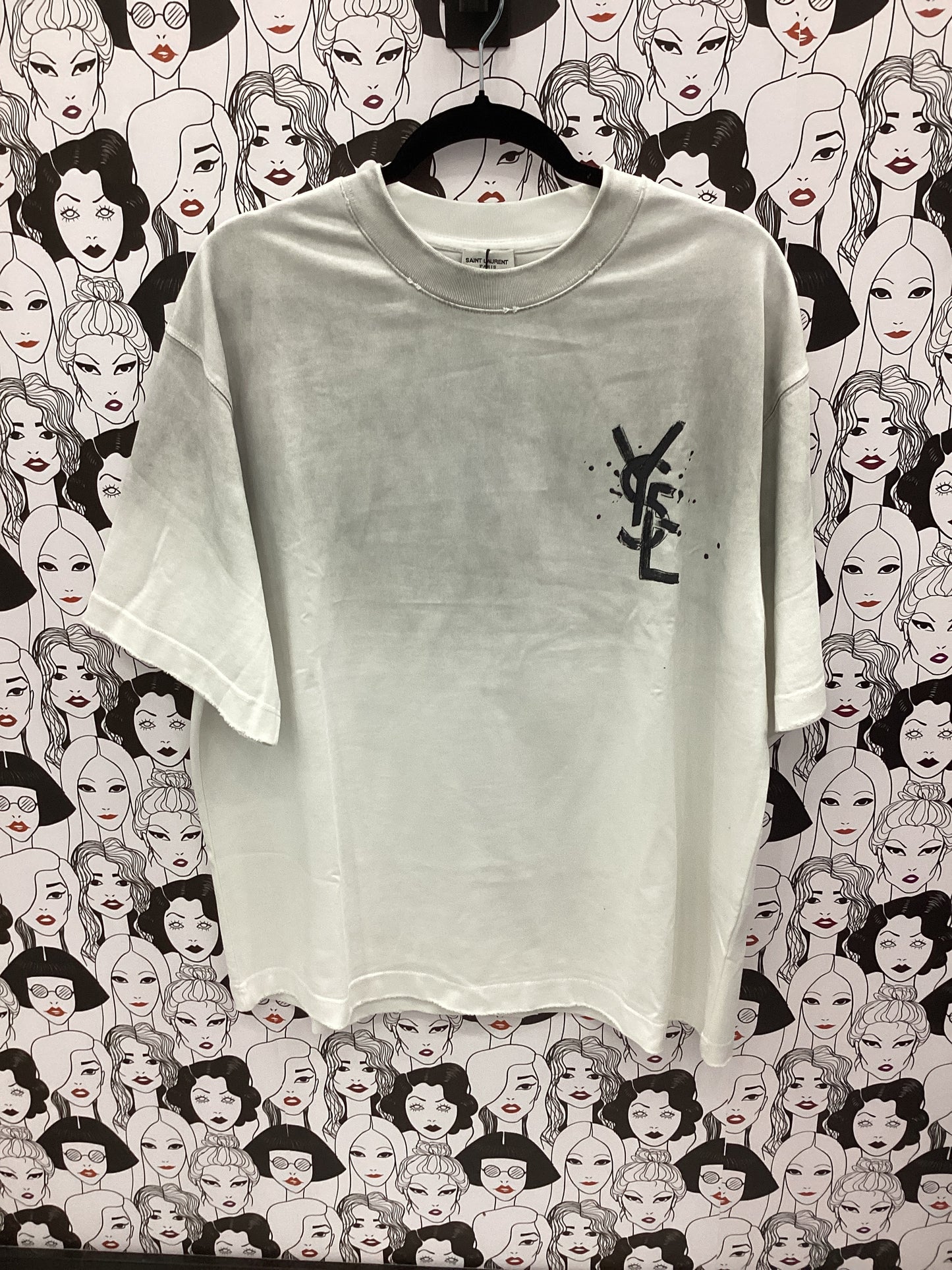 Luxury oversized graphic tee