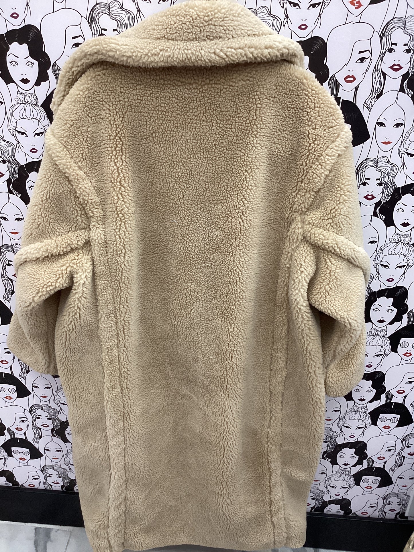 Teddy bear trench coat