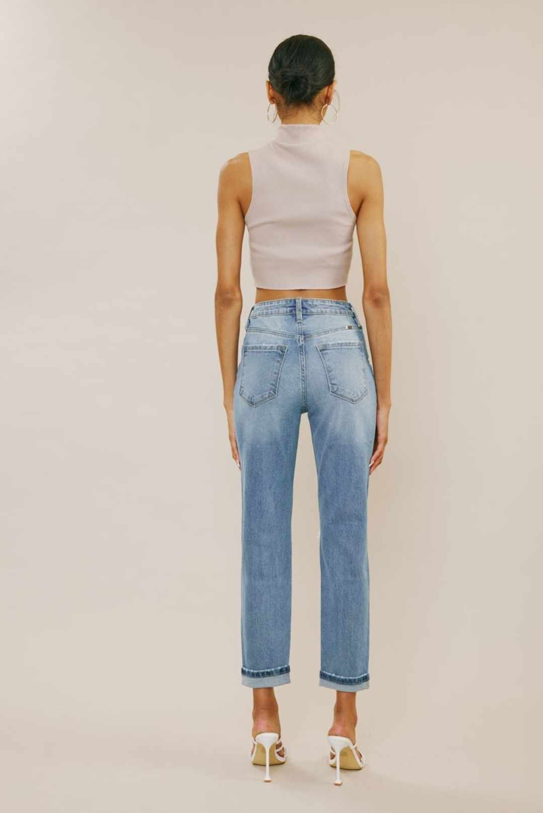 Kancan Stormi High Rise mom Jeans