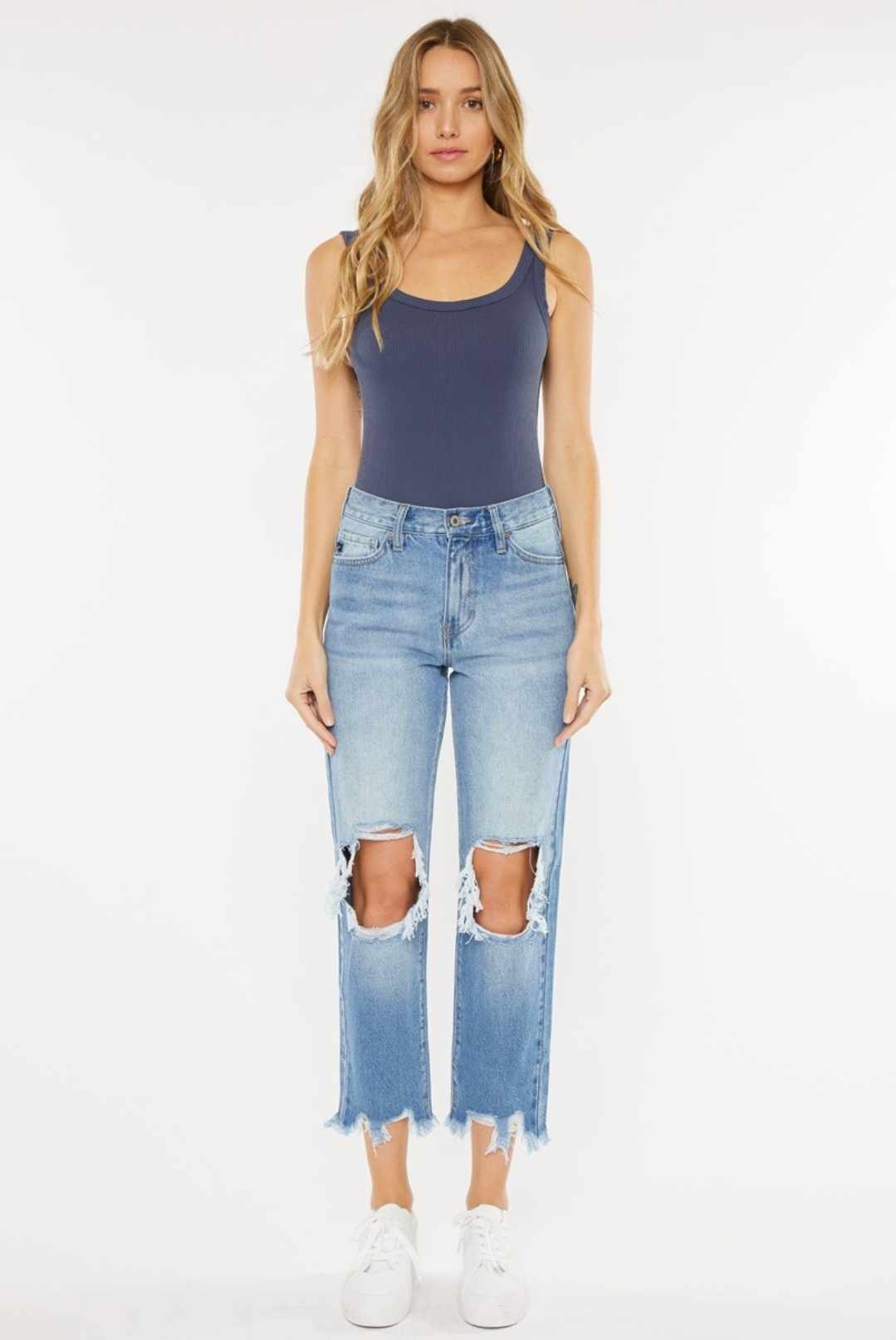 Kancan Regina High Rise Mom Jeans