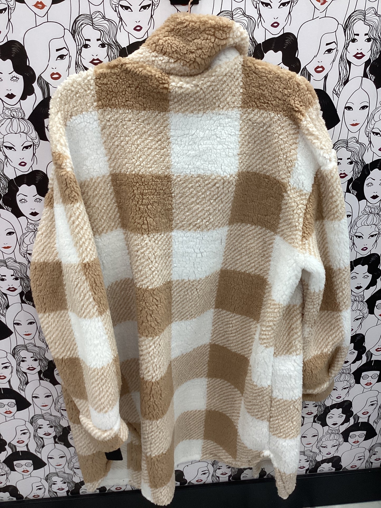 Sherpa fleece overthrow