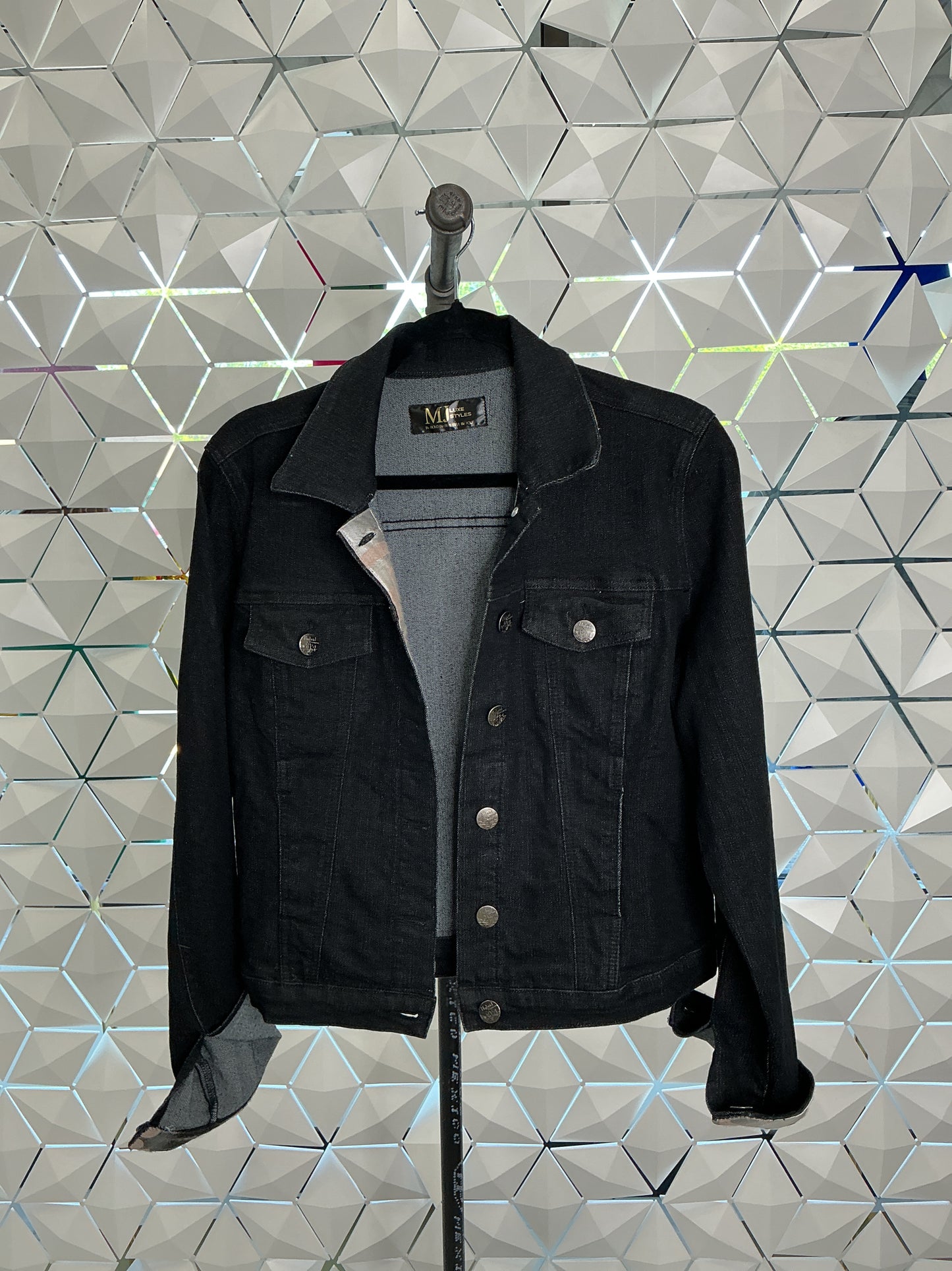 MJ LUXE CUSTOM DENIM JACKET (SMALL)