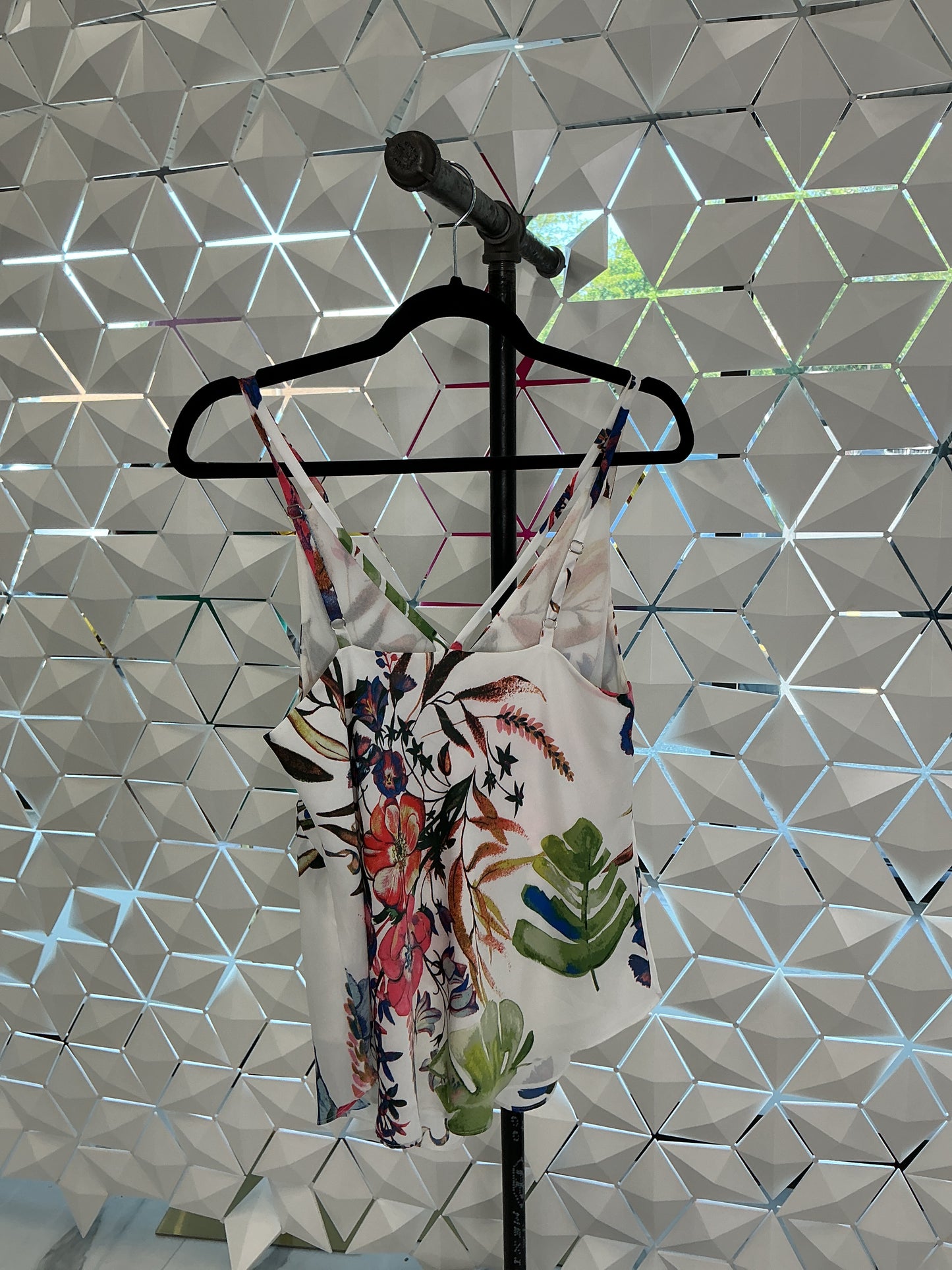 Double Strap Floral Tank