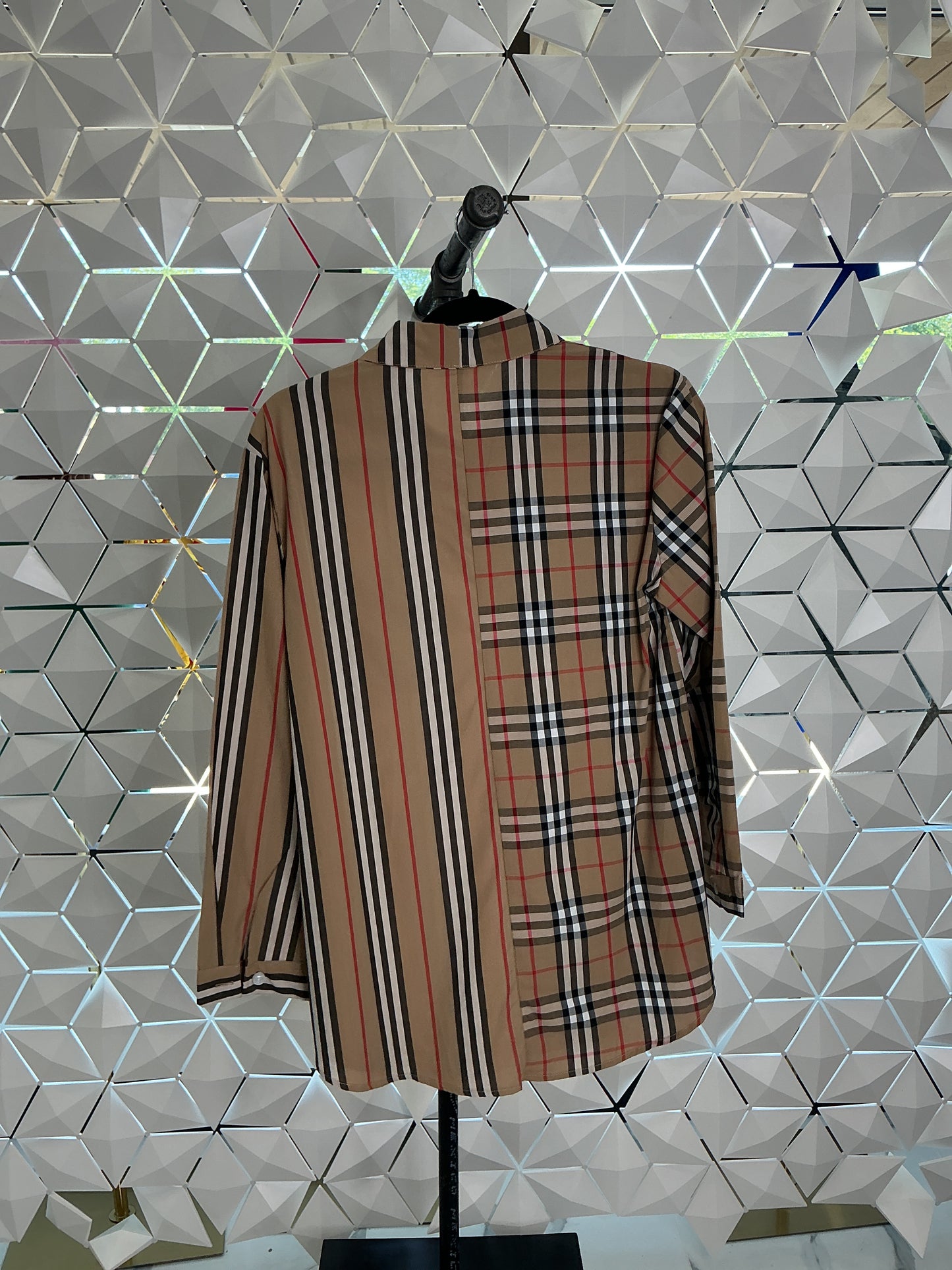 Luxury Plaid Button Down