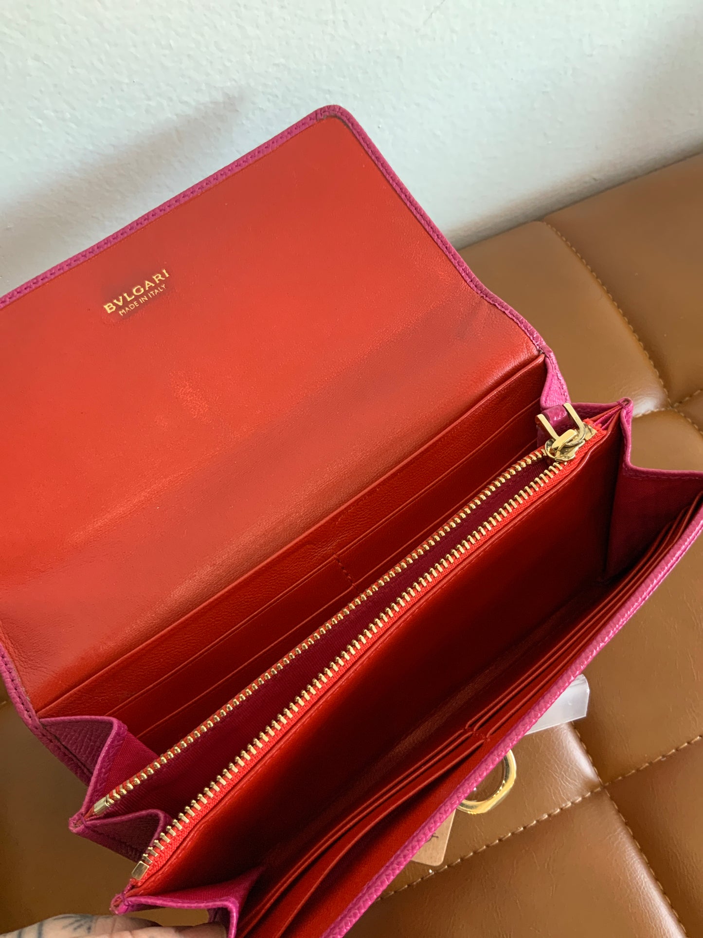 USED Authentic BVLGARI wallet