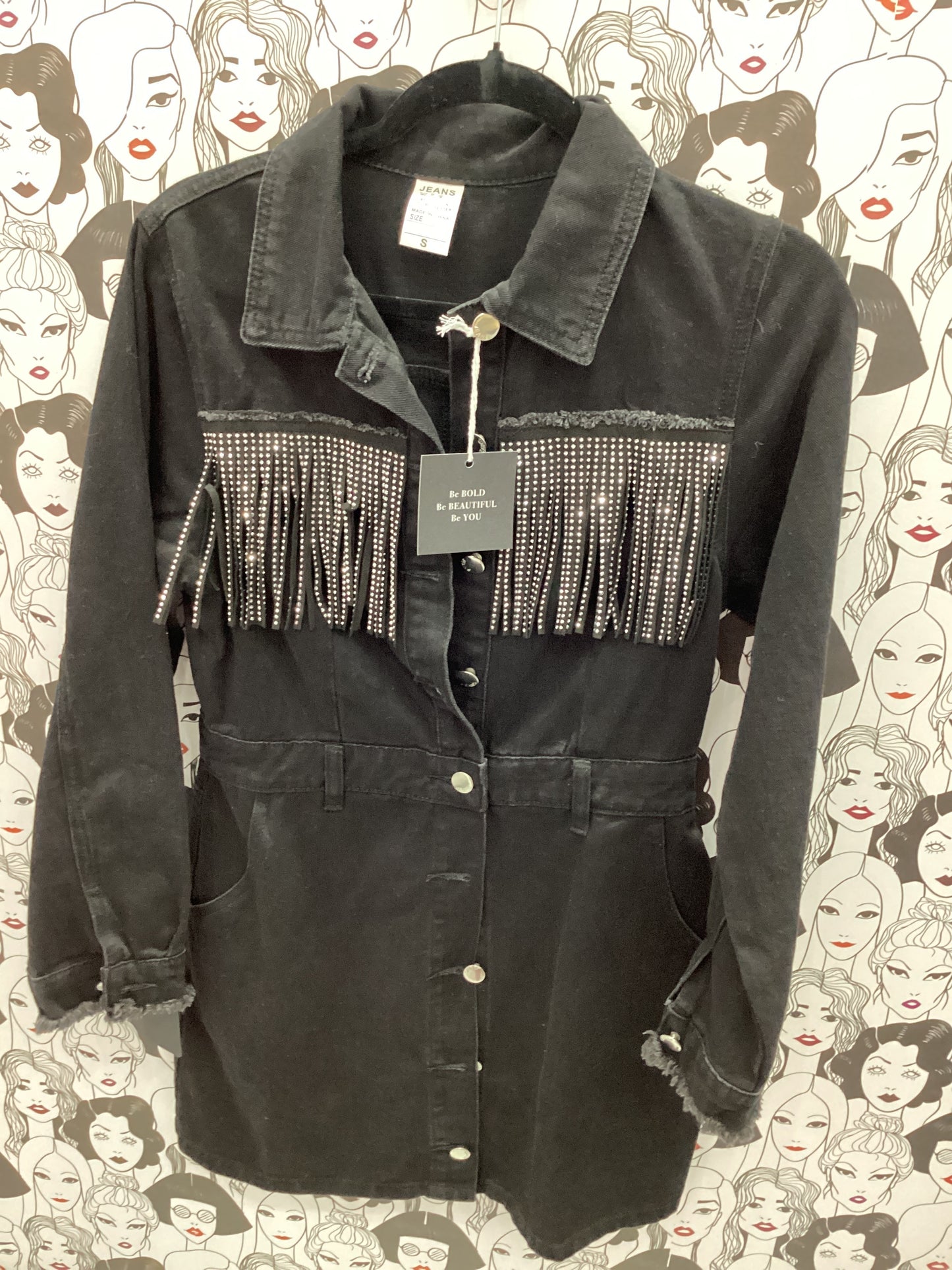 Western denim dress