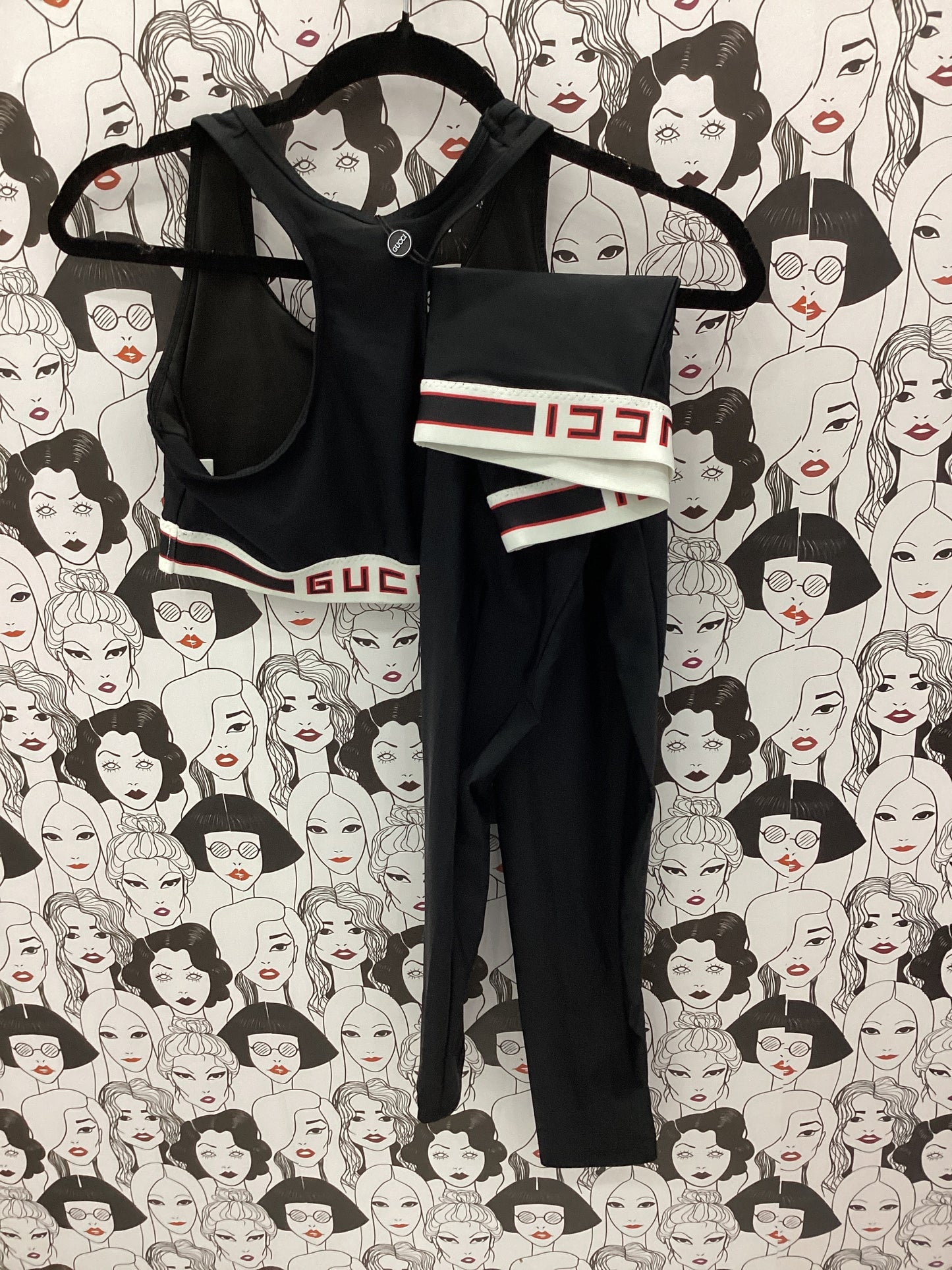 Luxury sport bra and leggings set