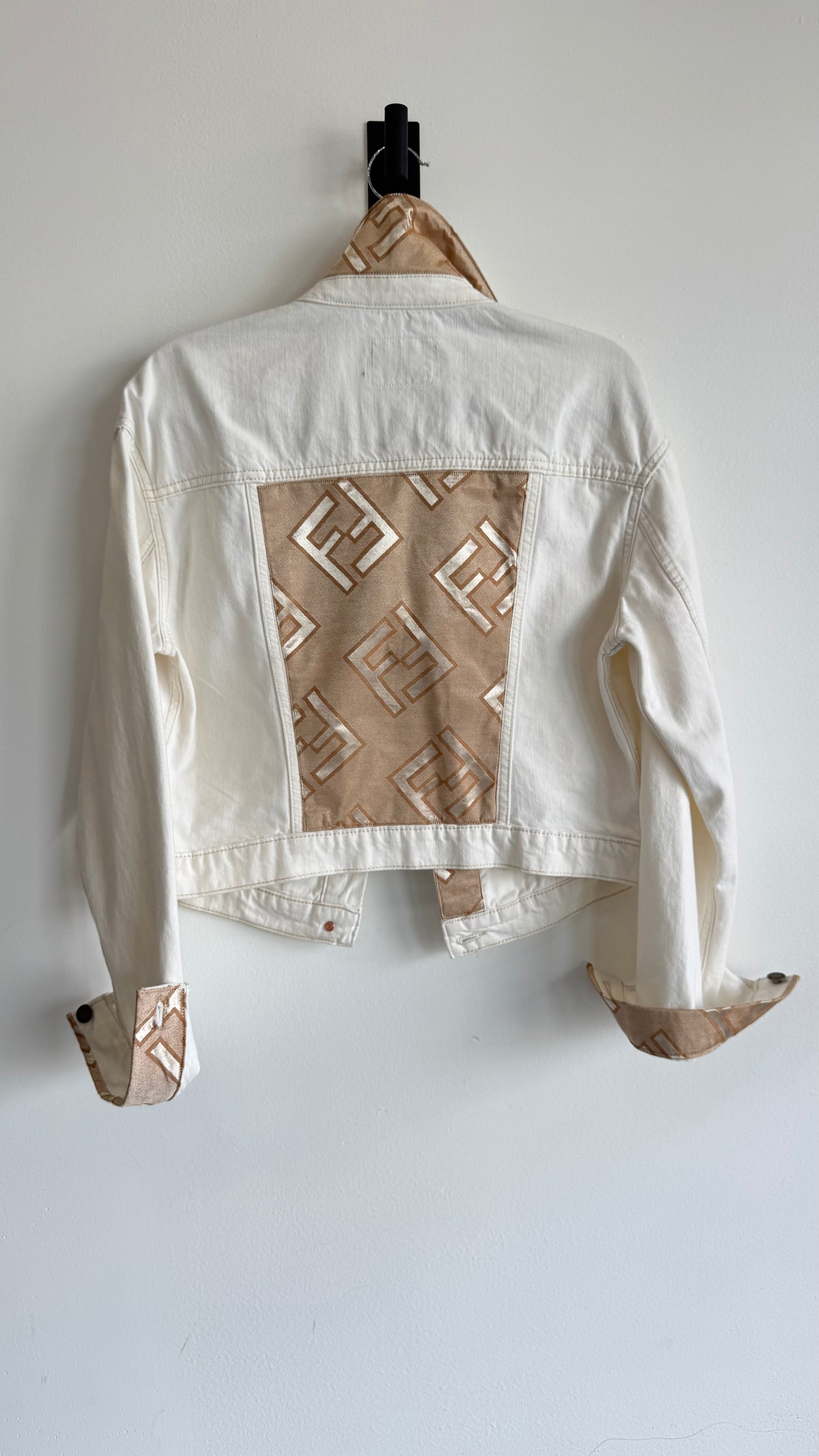 FENDI Scarf denim jacket