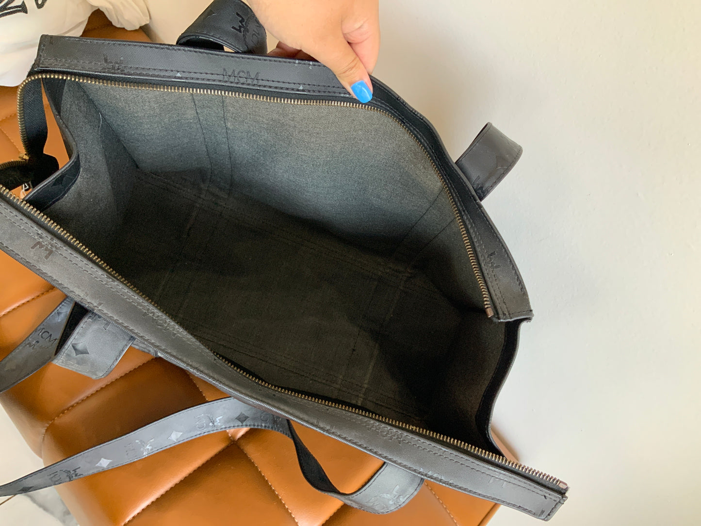 Vintage Black Tote Bag