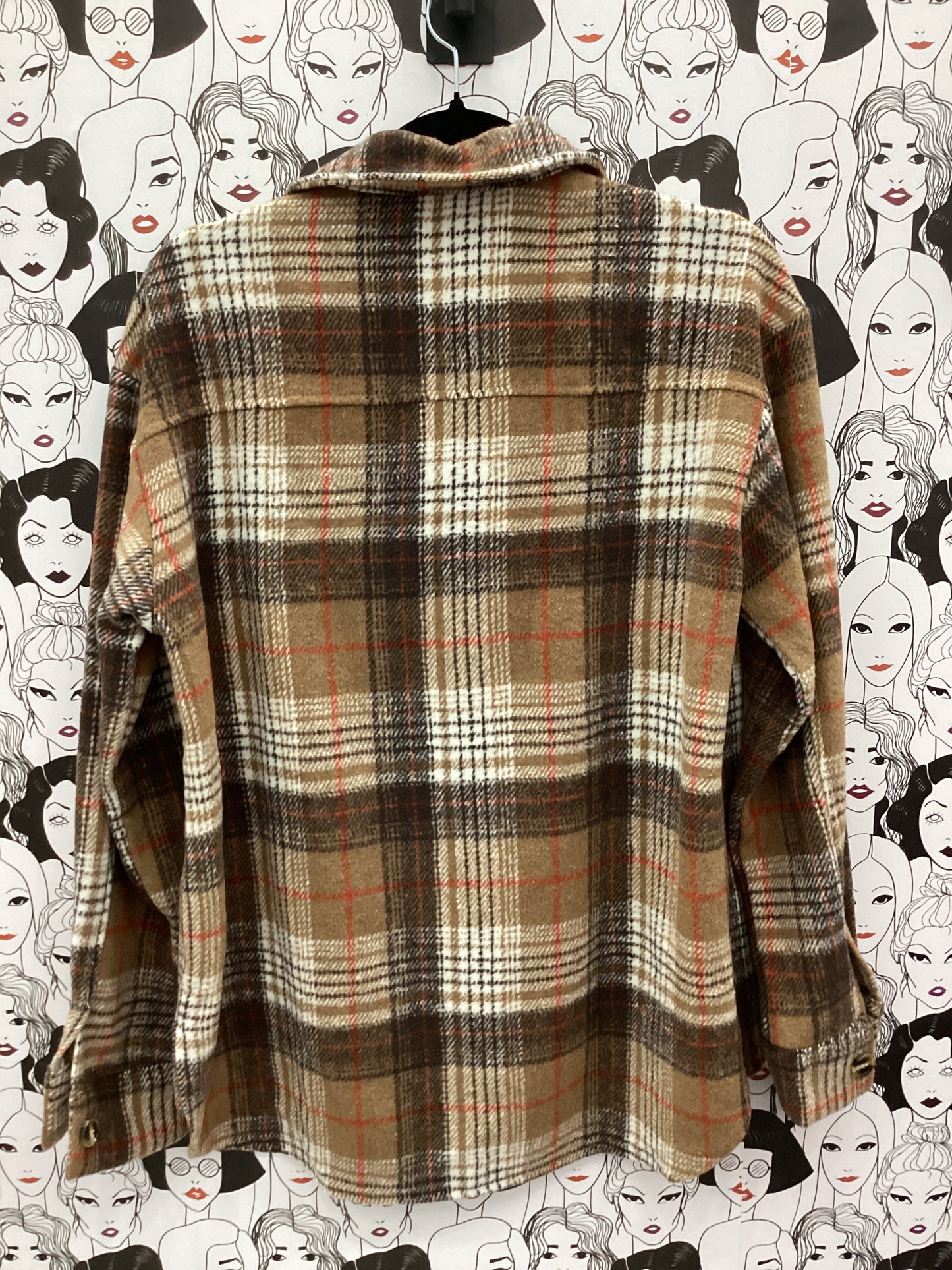 Brown Flannel Button Up