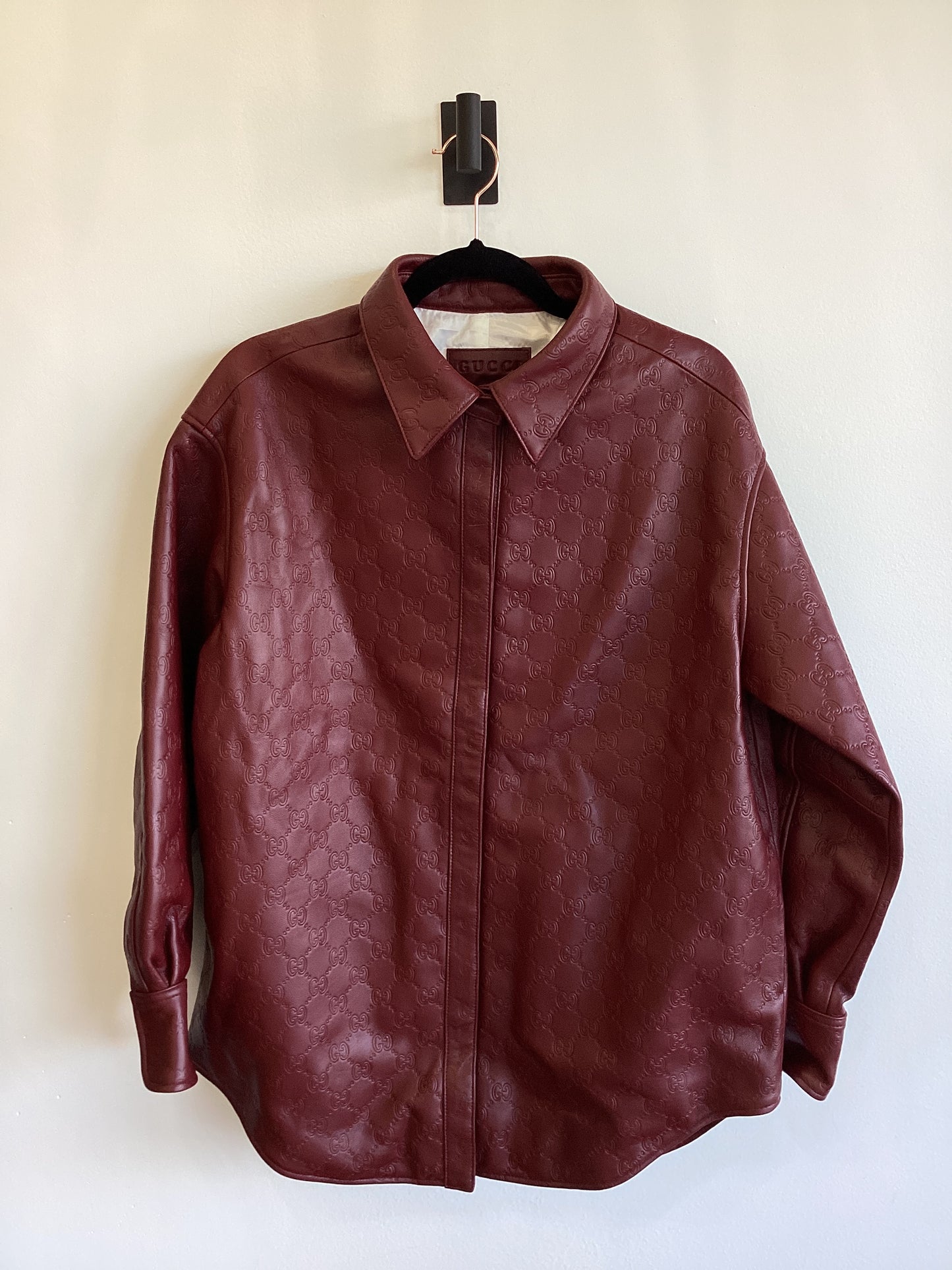 Luxury Leather Overshirt