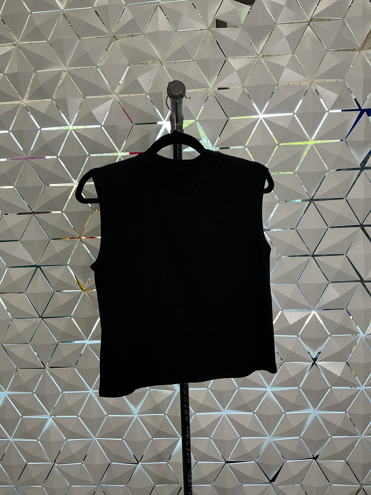 Luxury Black Tank with Gold Chain
