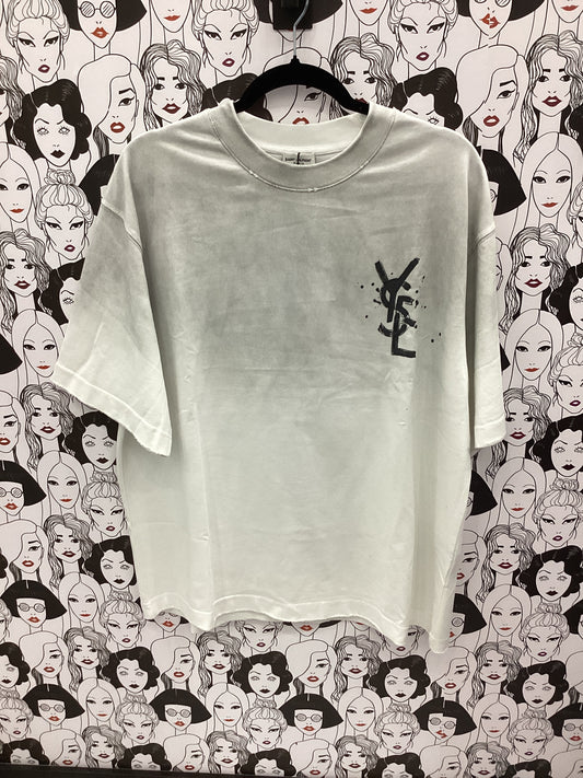 Luxury oversized graphic tee