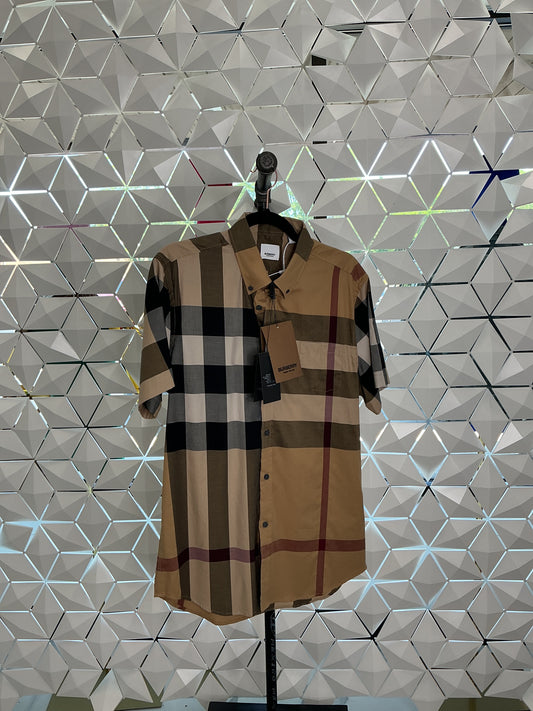 Men’s Luxury Short Sleeve Button Down