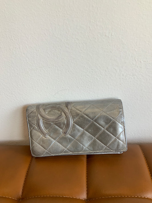 Vintage Silver Luxury Wallet AUTHENTIC