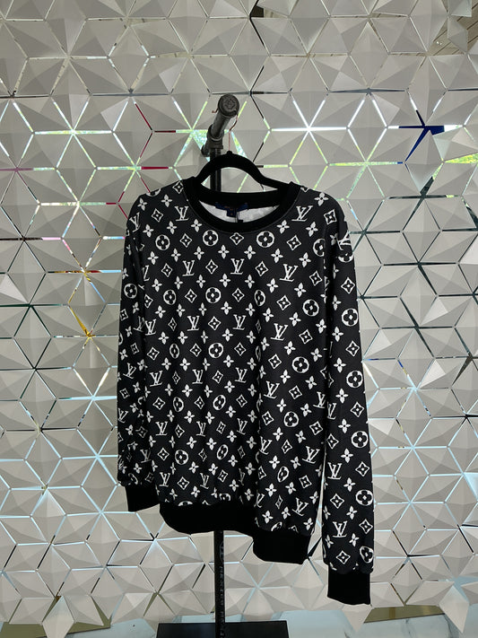 Monogram Black Sweater