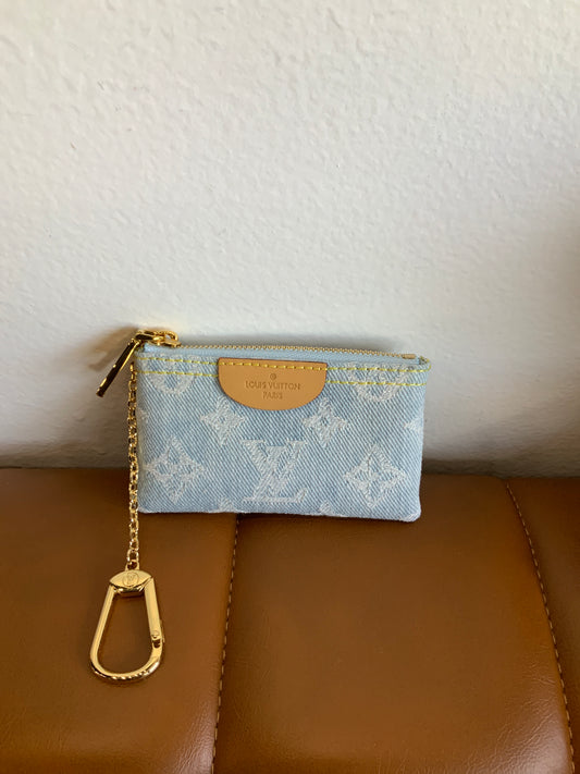 Luxury Denim Coin Purse