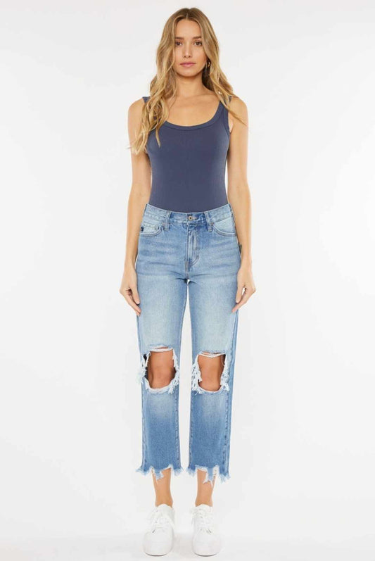 Kancan Regina High Rise Mom Jeans