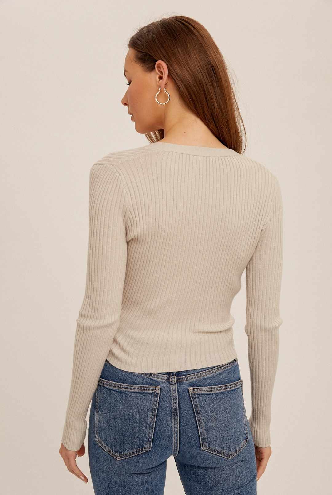 Pleated Rib Top