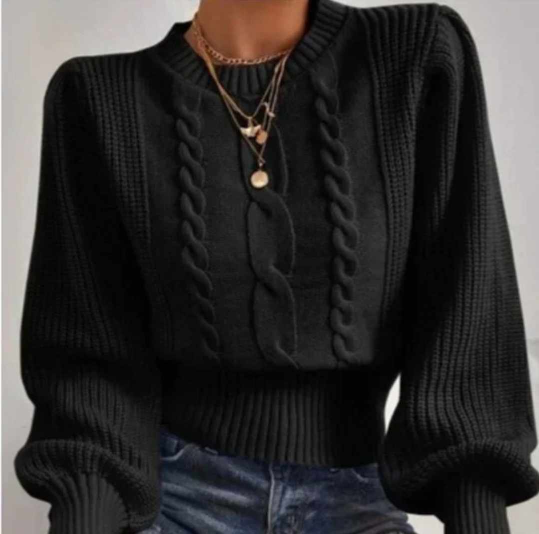 Black Knit Sweater