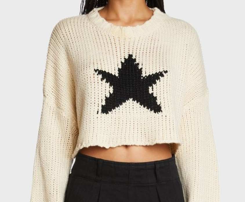 Crop Sweater Star