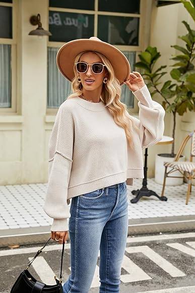 Oversized Crop Sweater