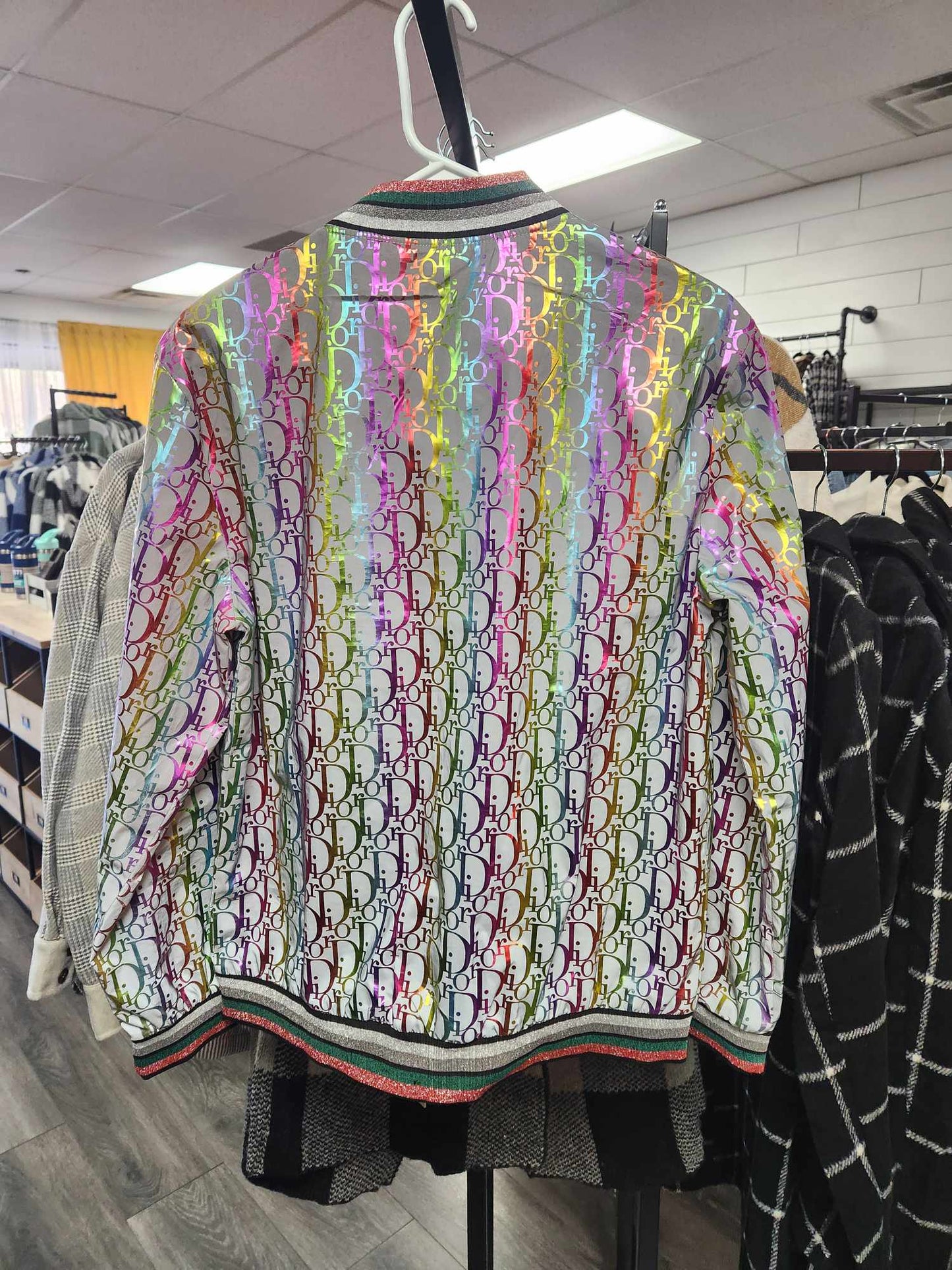 Dior Multi Color Bomber Jacket