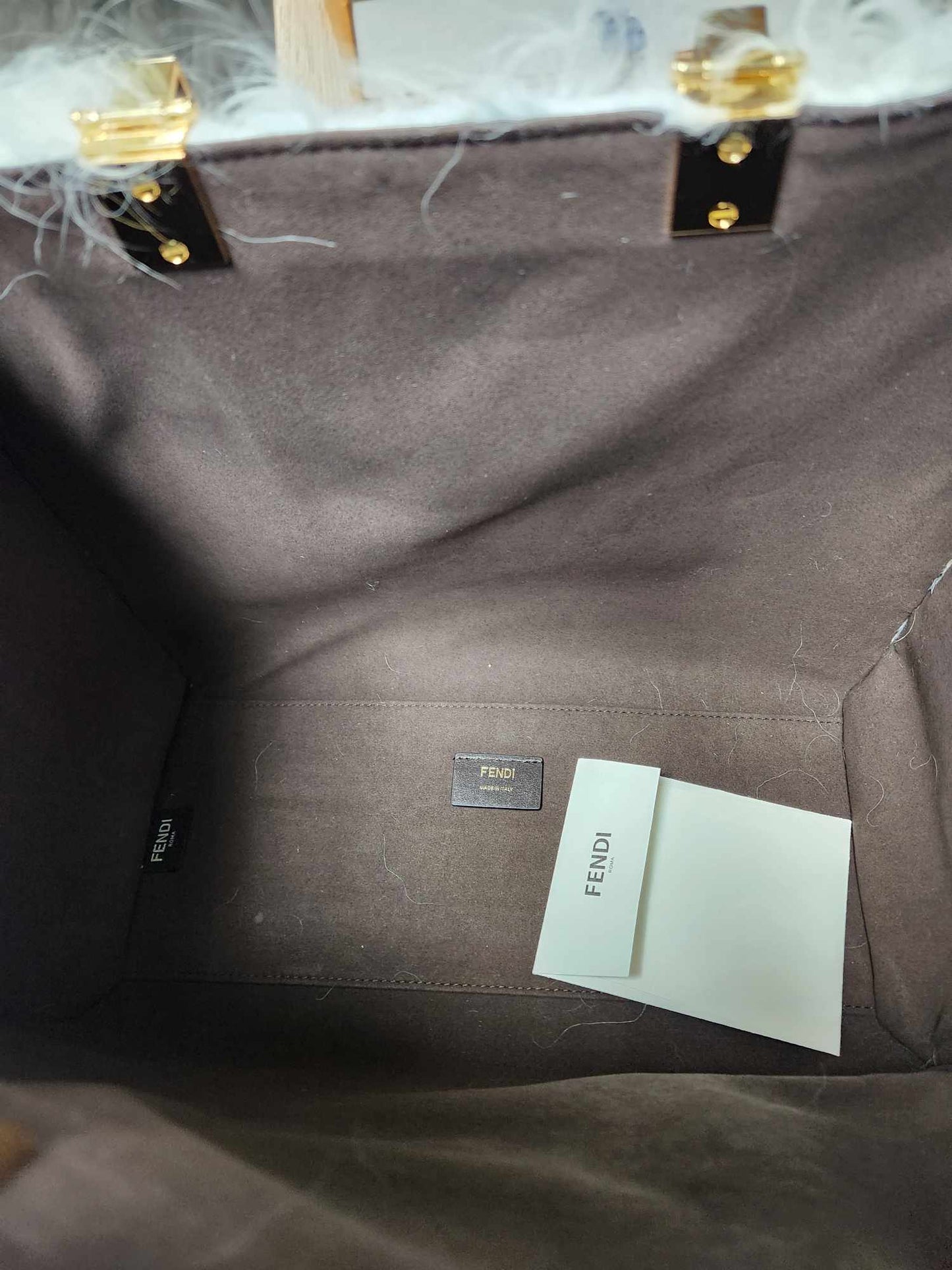 Fendi Large Tote Sherpa