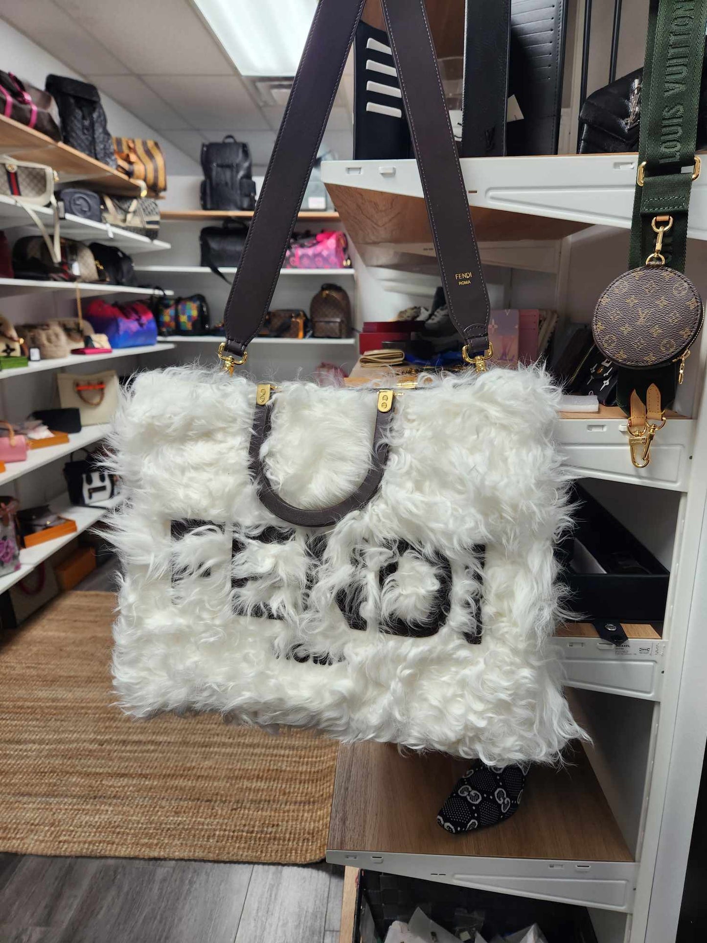 Fendi Large Tote Sherpa