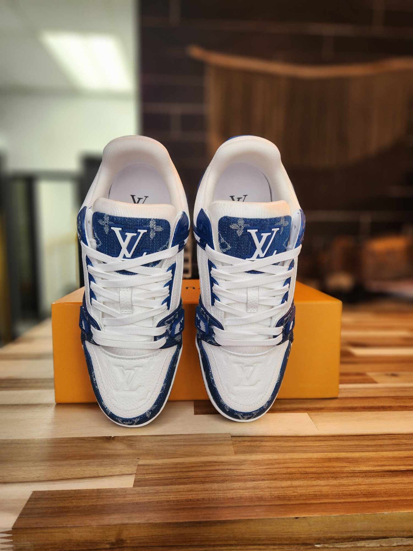 LV Denim Blue Sneakers