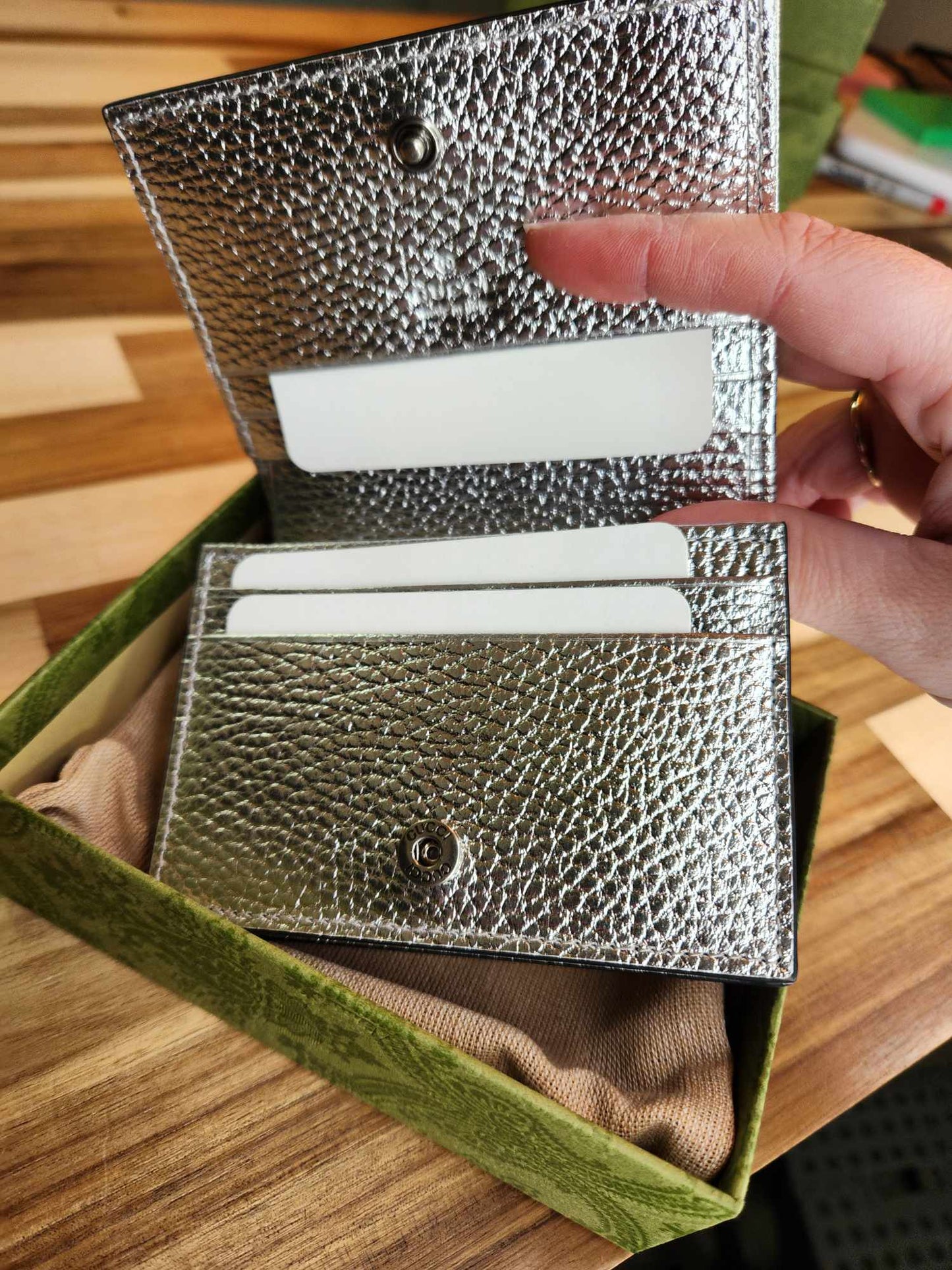 G.G Metallic Mini Wallet