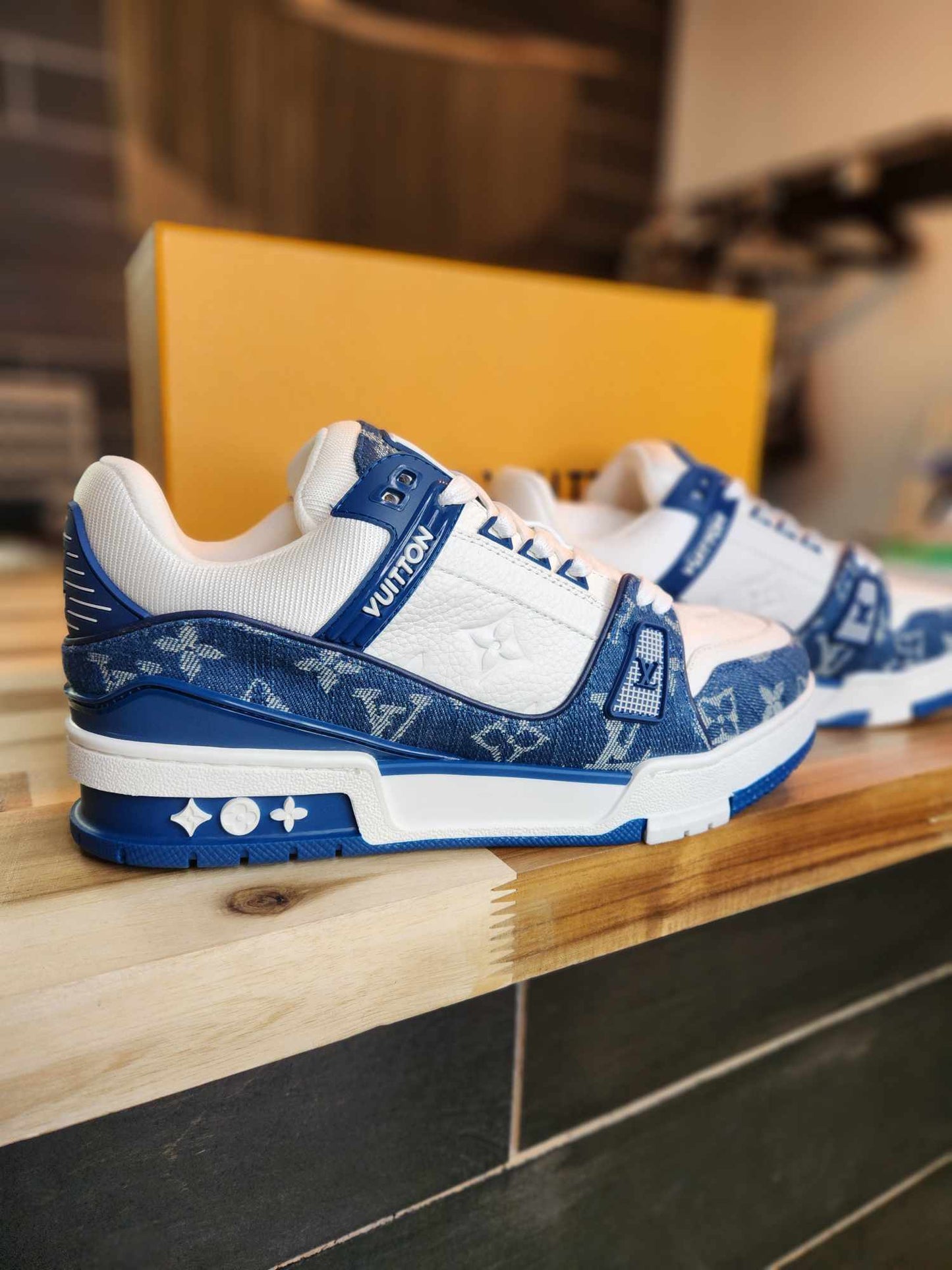 LV Denim Blue Sneakers