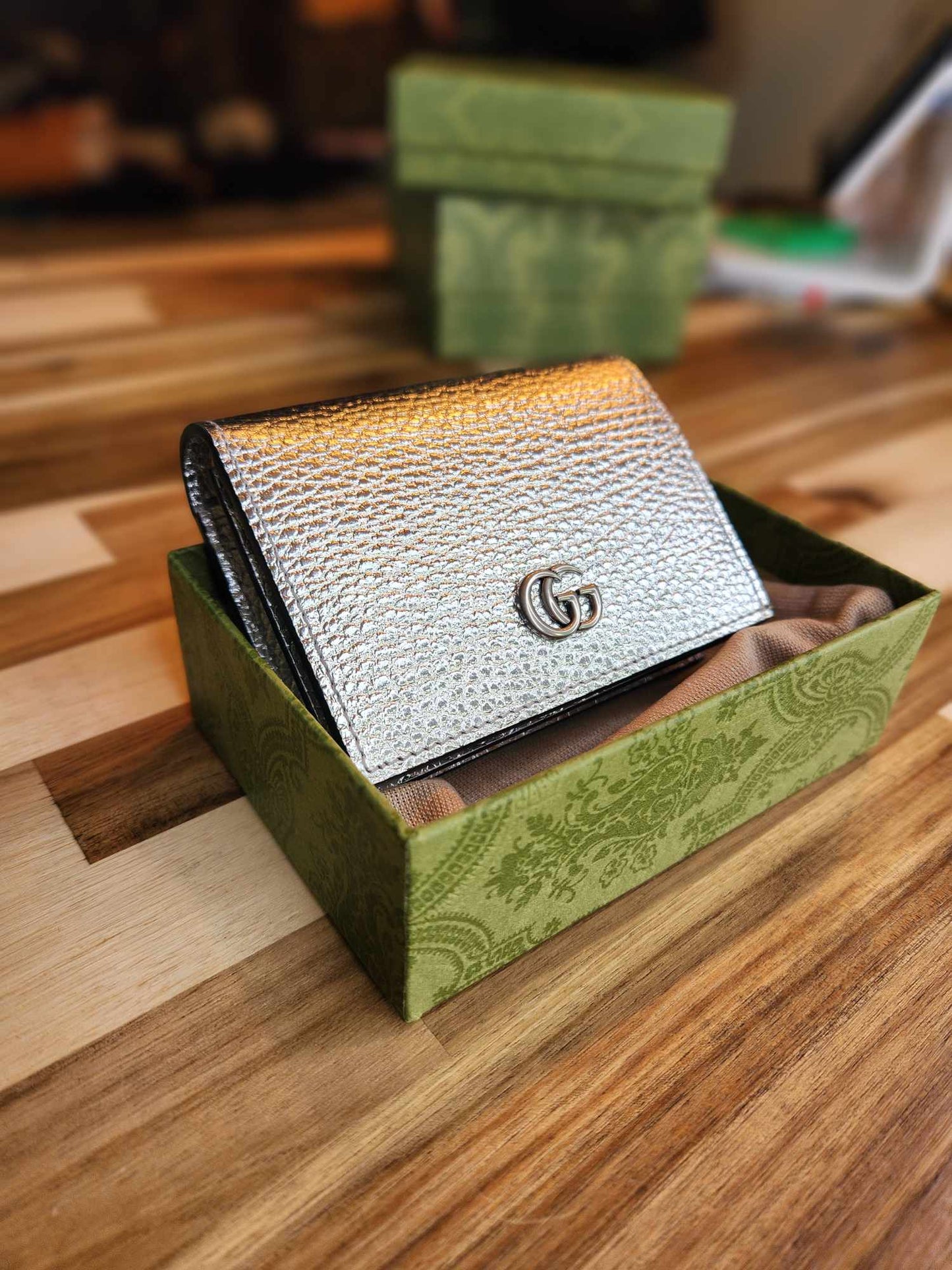 G.G Metallic Mini Wallet