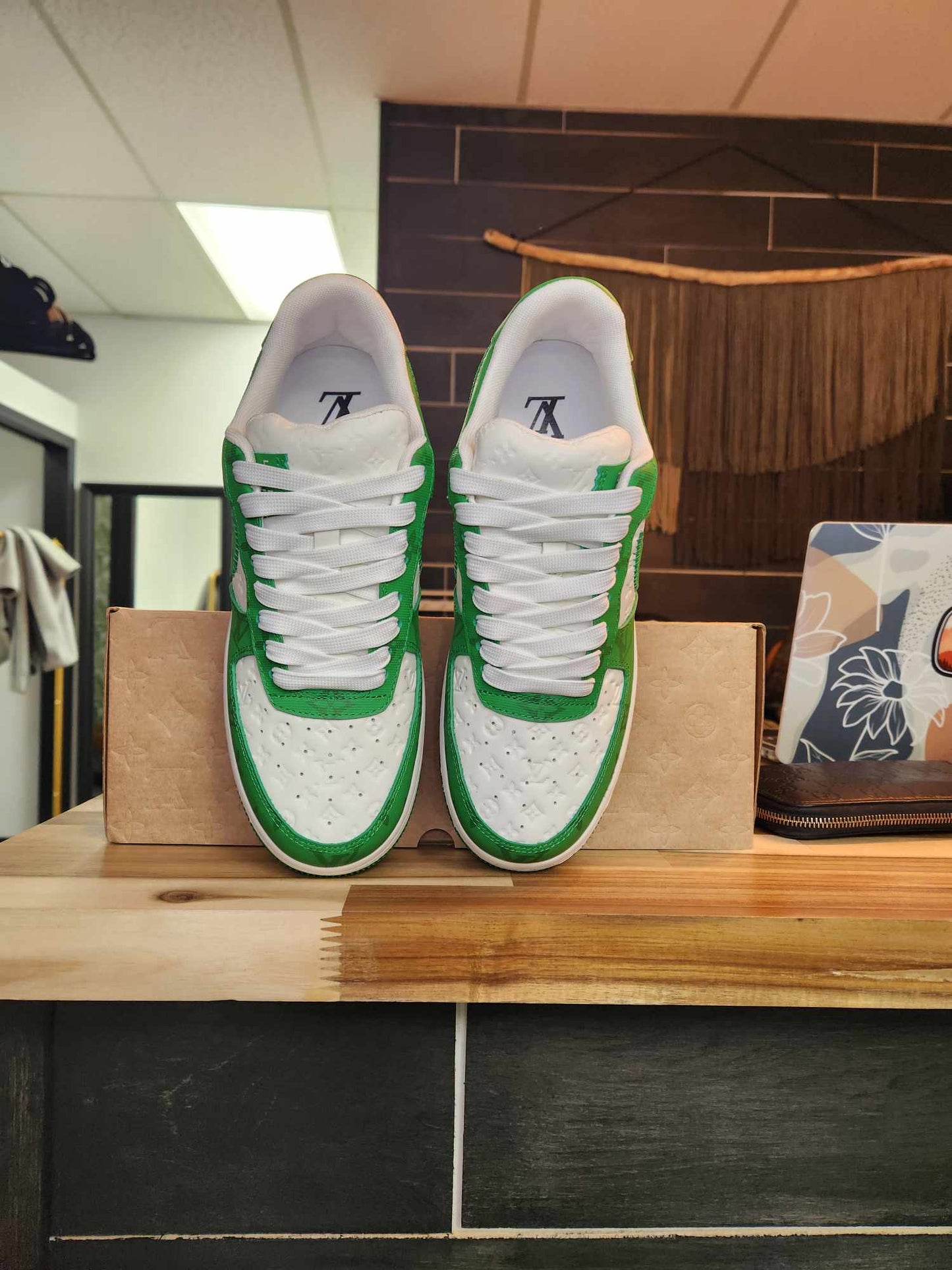 LV Green Sneakers