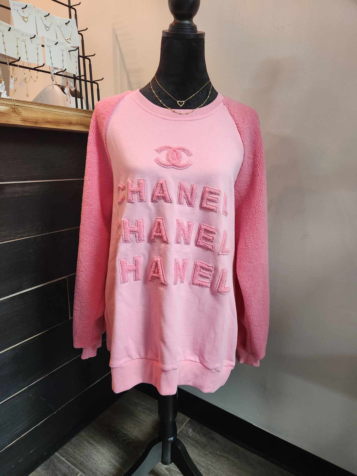 Chanel 3 Pink Crewneck