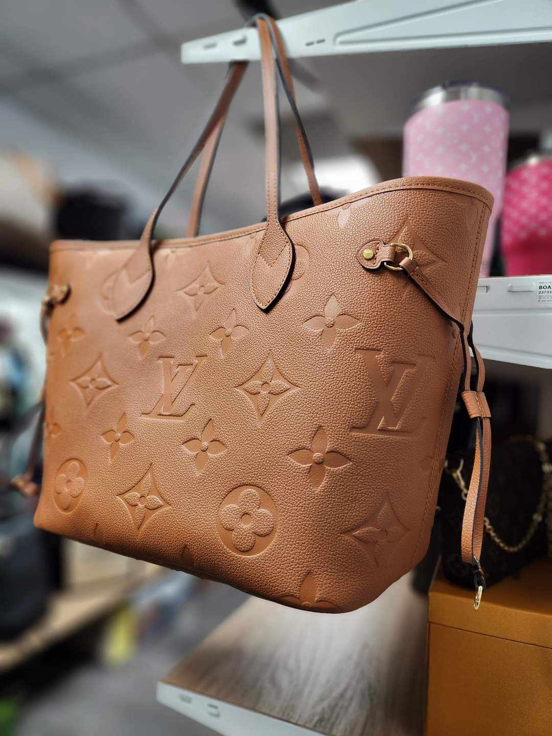 LV NeverF Embossed