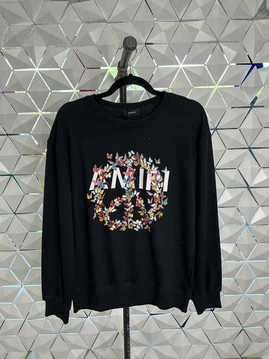 Black Luxury Butterfly Sweater