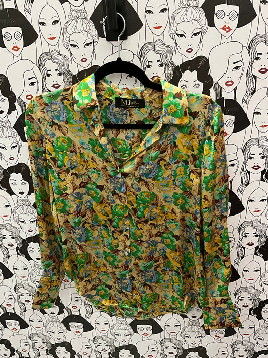 Floral Silk Blouse
