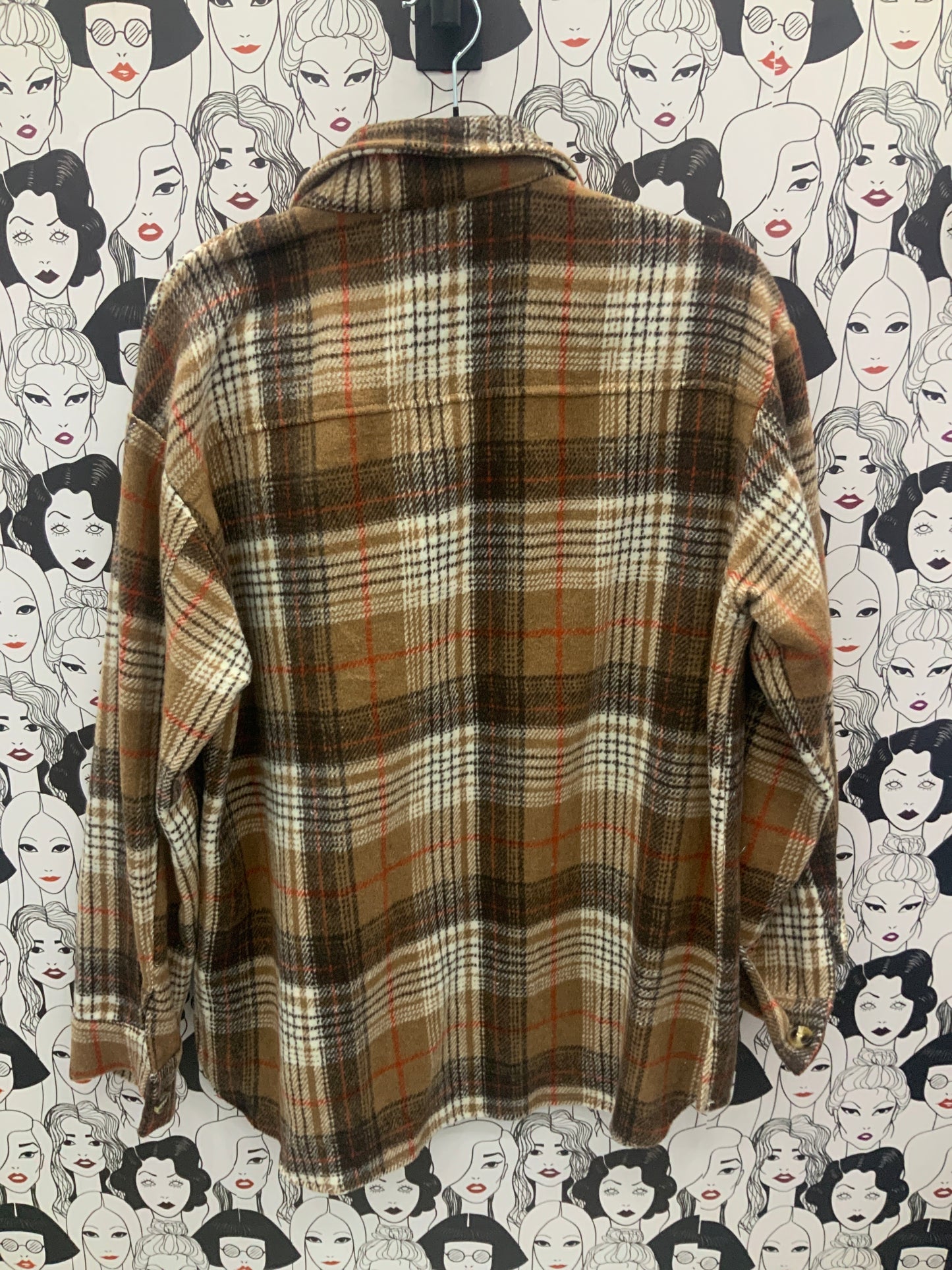 Brown Flannel Button Up