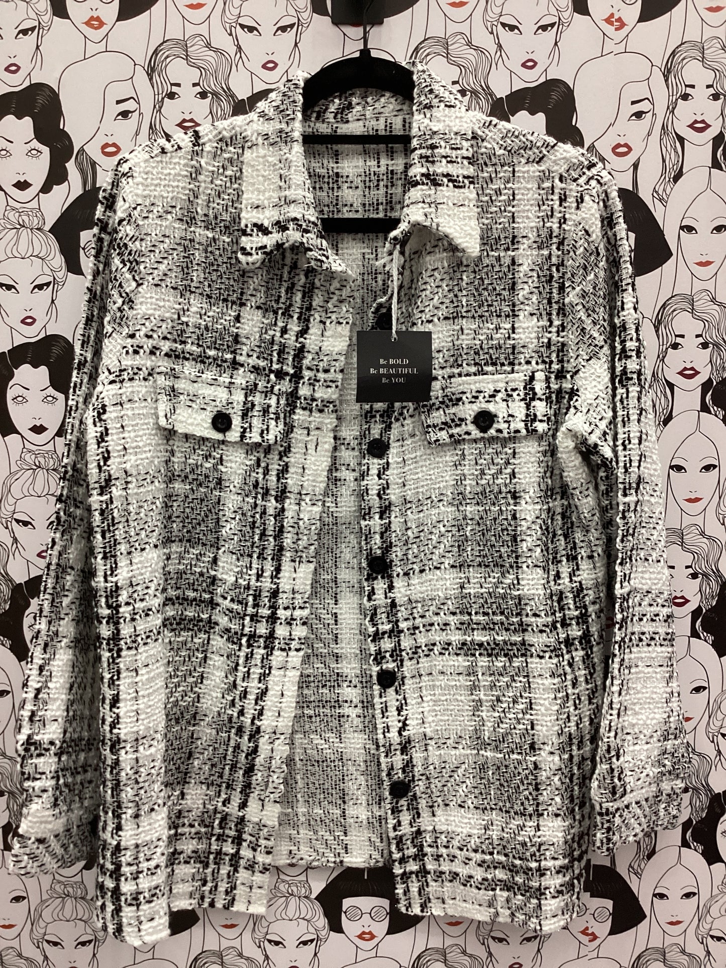 Tweed Full Length Blazer