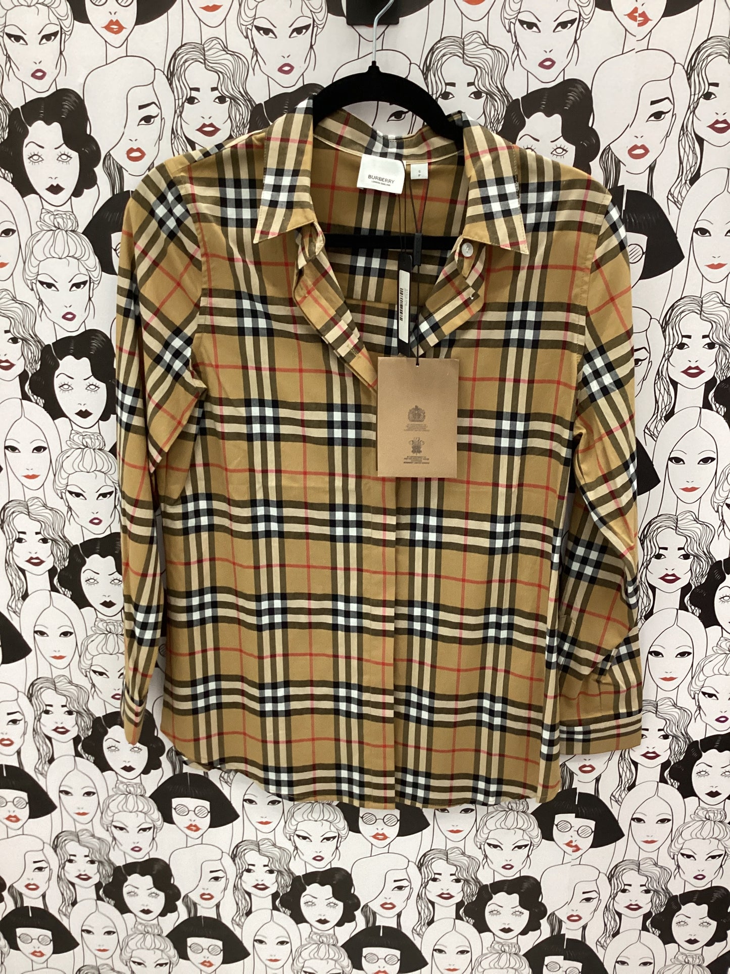 Luxury plaid button down