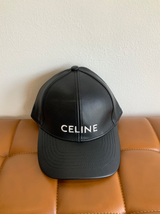 Luxury Black Leather Hat