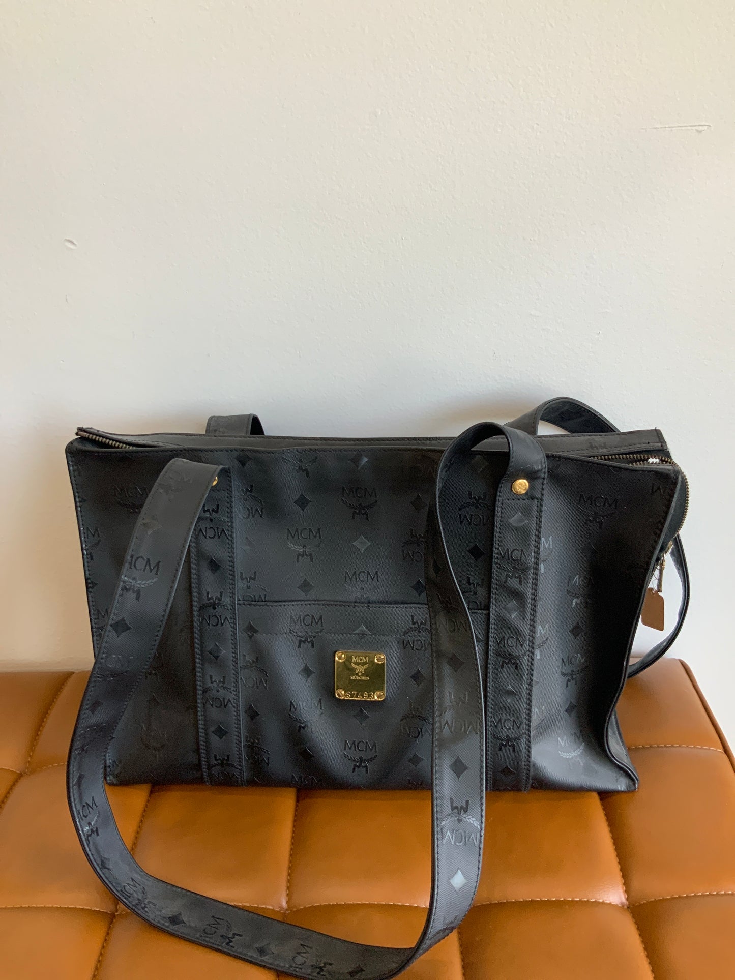 Vintage Black Tote Bag
