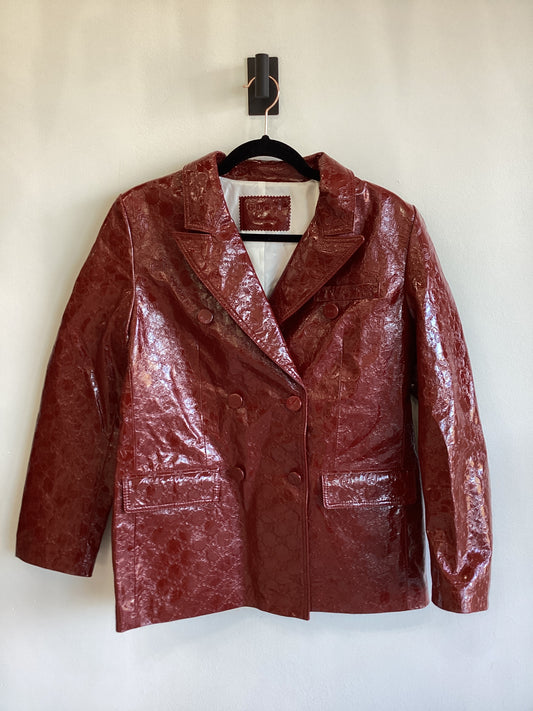 Luxury Leather Blazer