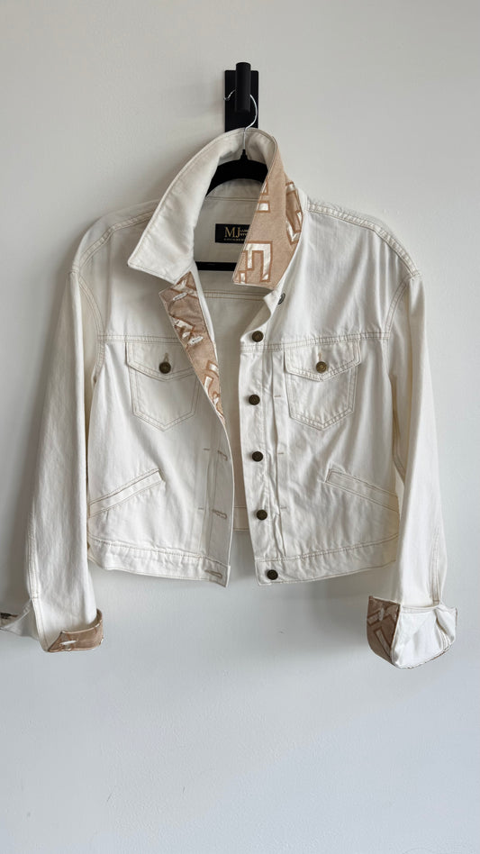 FENDI Scarf denim jacket