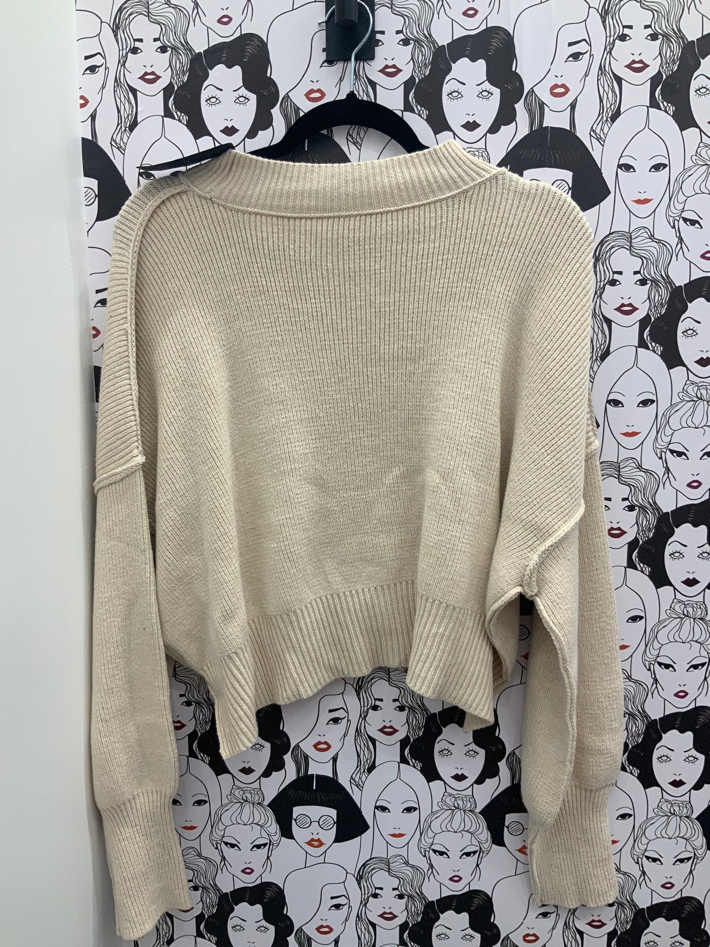 Oversized Crop Sweater