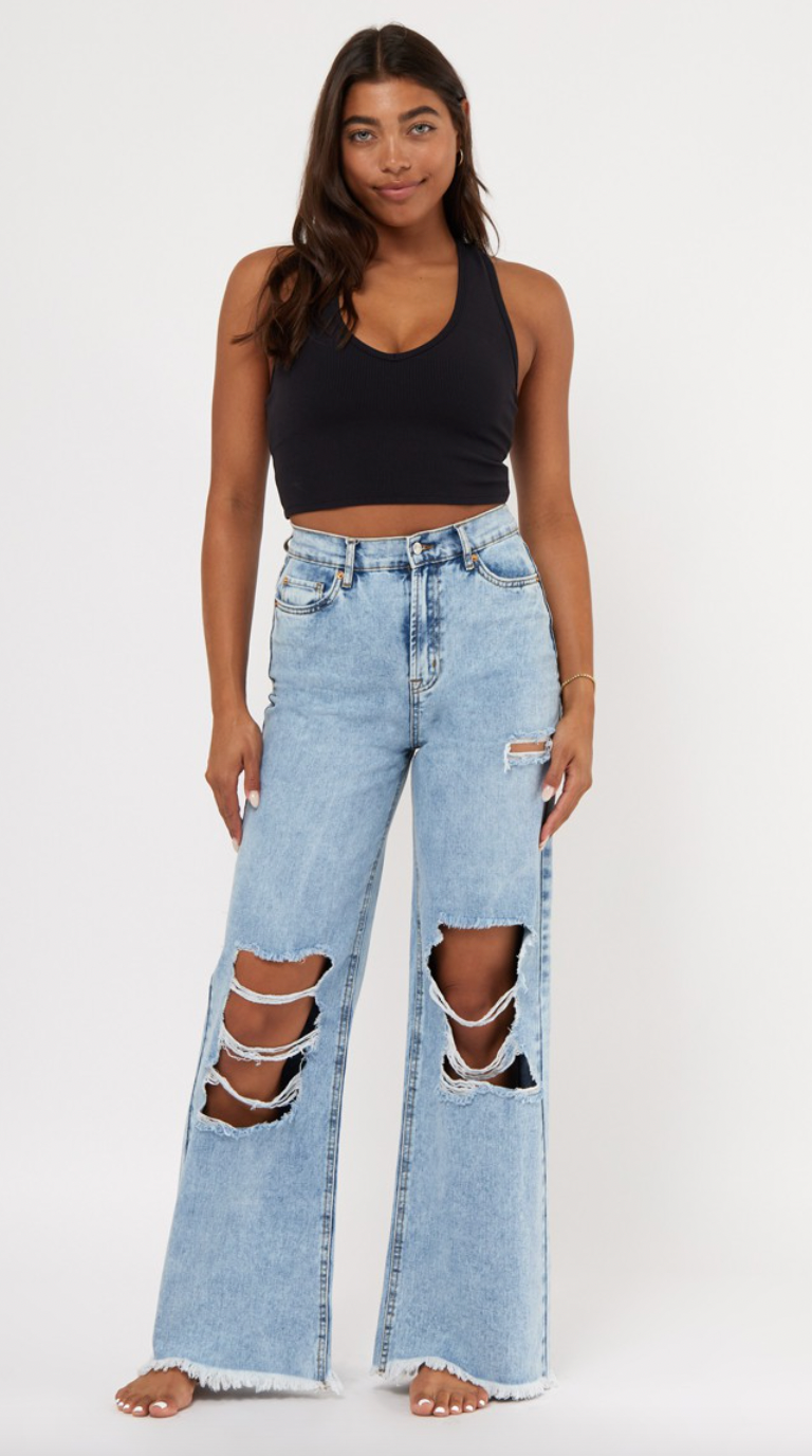 Boom Boom Extreme Wide Leg Jeans